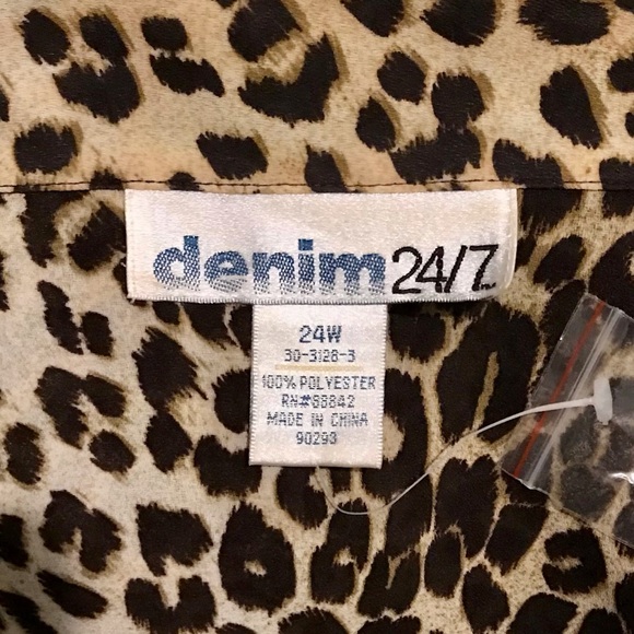 Leopard Print Jacket  Blouse - Picture 3 of 5